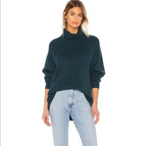 Free people softly structured knit tunic turquoise